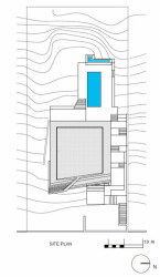 Najjar & Najjar, luxusní přestavba vily ze 60. let, situace, výkres