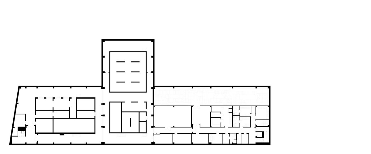 Aquavparku v Kyjově, SENAA architekti: Půdorys 1.PP