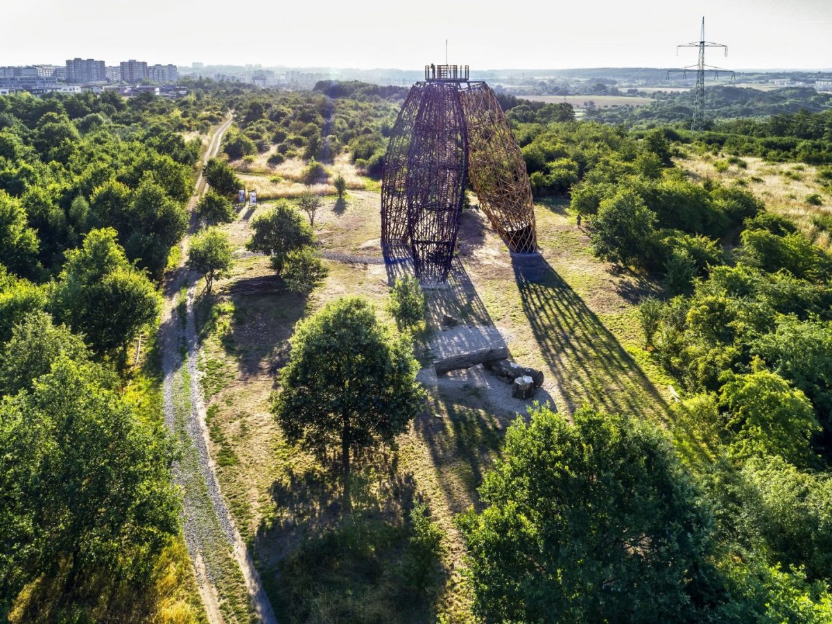 ROZHLEDNA DOUBRAVKA, Huť architektury Martin Rajniš. Foto: Aleš Jungmann