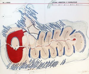 Studie hřbitova v Chomutově