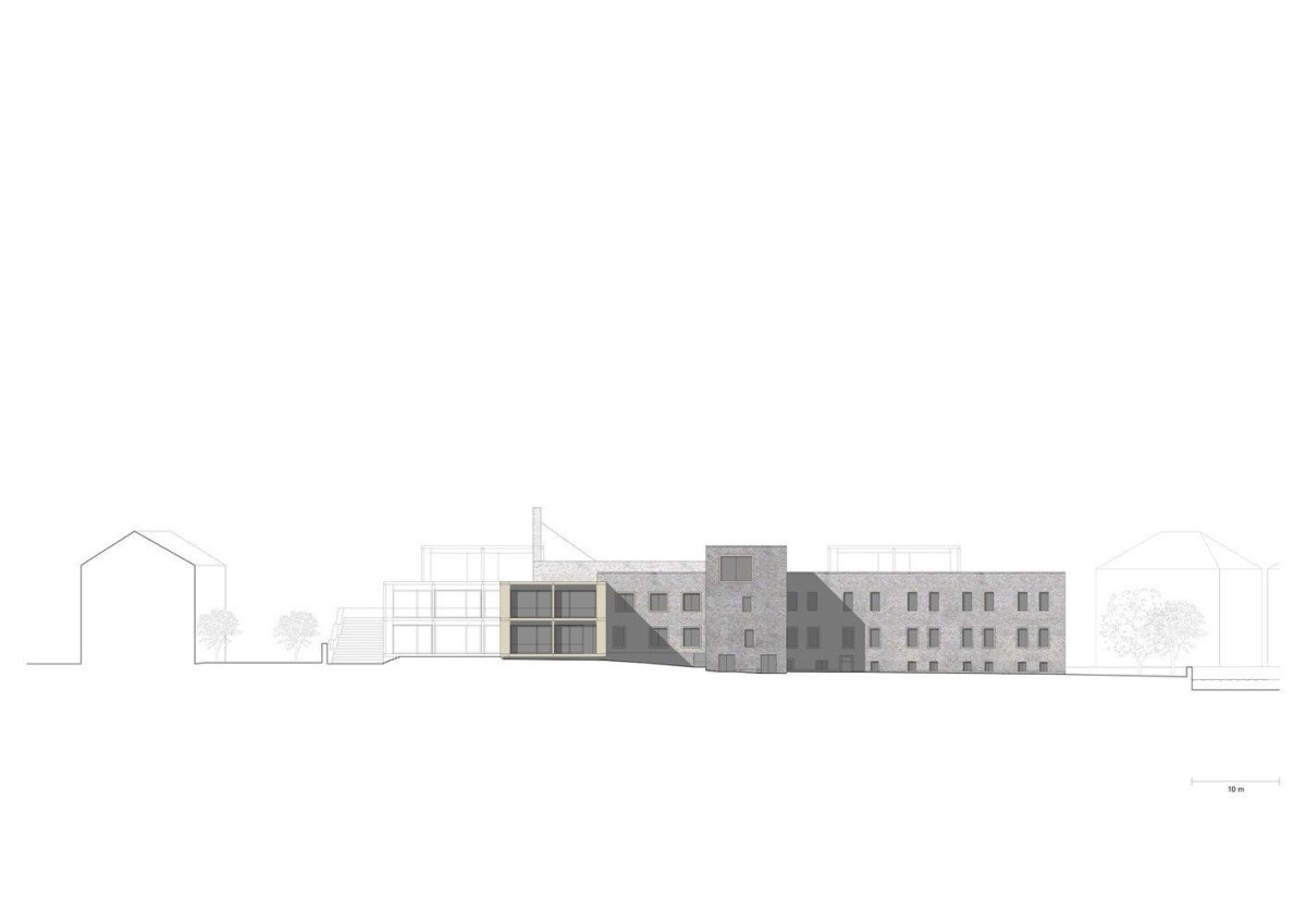 Jacoby Studios Headquarters, pohled, David Chipperfield Architects
