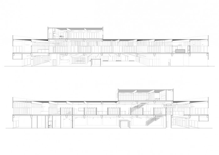Administrativní budova GA DRILLING, řezy, Roman Zitnansky architecture, GutGut