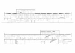 Administrativní budova GA DRILLING, řezy, Roman Zitnansky architecture, GutGut