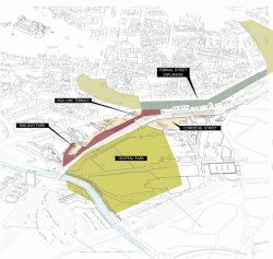 Budoucnost centra Brna, 2. místo: consequence forma, park jako nástroj pro zahuštění jižní části Brna – foto