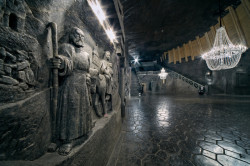 Podzemní prostory solného dolu Wieliczka
