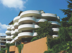 Exteriér bytového komplexu San Maurizio