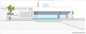 Vila NafplioBlu, Katerina Valsamaki Architects, pohled z jihovýchodu