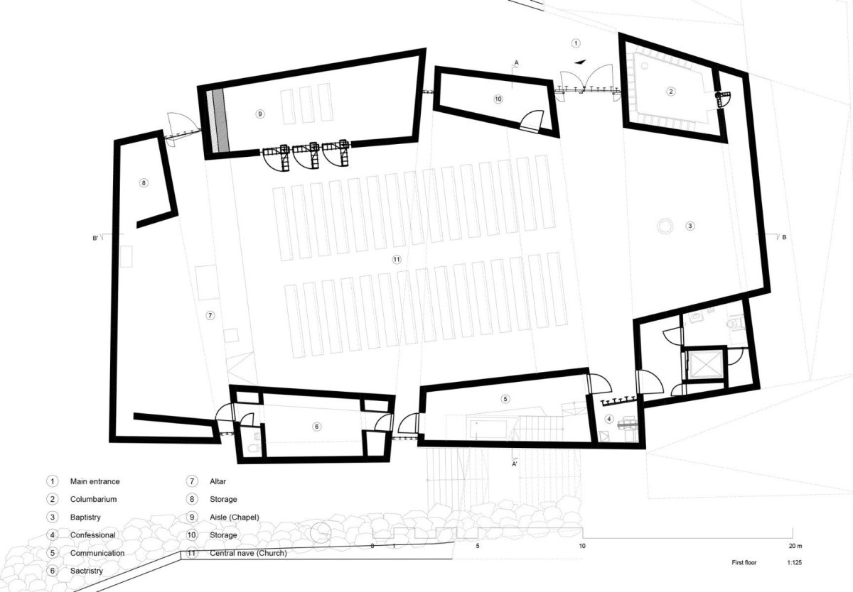 Menis Arquitectos postavili kostel svatého Spasitele ve městě La Laguna na Tenerife