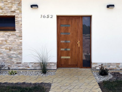 Hliníkové dveře LOMAX Activ 77, Perito Viola.