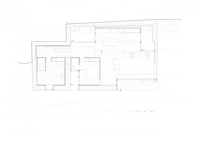 Cubus, A’Bodega, půdorys 1. NP - foto