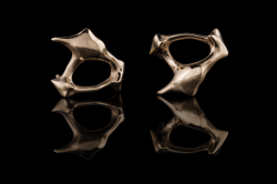 Šperková kolekce Báze - náušnice Kosti, Zdeněk Vacek