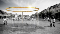 Kašna na Karlově náměstí v Třebíči, vizualizace, H3T Architekti