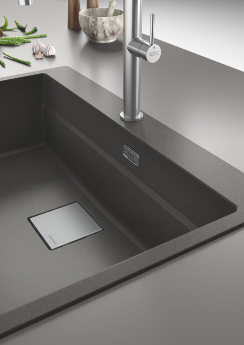 Fragranitový dřez Kubus 2 Pro - detail lišty