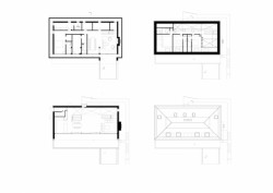 Víkendový dům s výhledem, Benetti Grigolo Architetti, půdorys