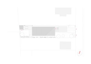 Rodinný dům v Dubči, situace, Mooza architecture
