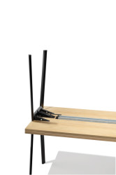 Díky integrované ochraně se během skládání minimalizuje riziko poškození pracovní desky.