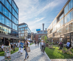 Revitalizace areálu varšavské elektrárny Powiśle architektonickým ateliérem APA Wojciechowski Architekci na živoucí městskou čtvrť