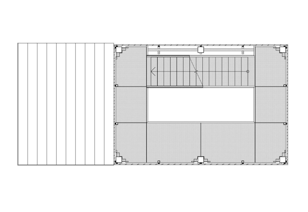 Věž na Dubni, půdorys 2NP, FKF Design