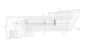 Půdorys krovu (Port 1560, Domy Architects)
