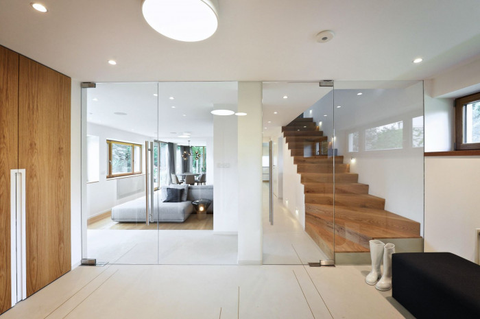 rekonstrukce vily Hanspaulka - vstupní hala, Veronika Pánková, foto