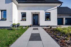 Dlažba ALMA s mírně zvrásněným povrchem dokonale imituje kámen, Presbeton - foto