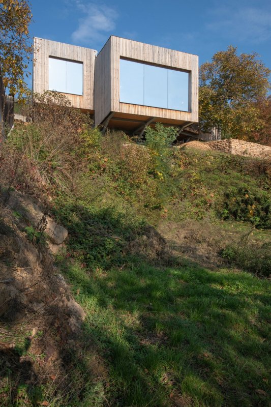 Víkendový dům nad lomem, BLOK architekti.