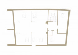 Půdorys 2NP - původní