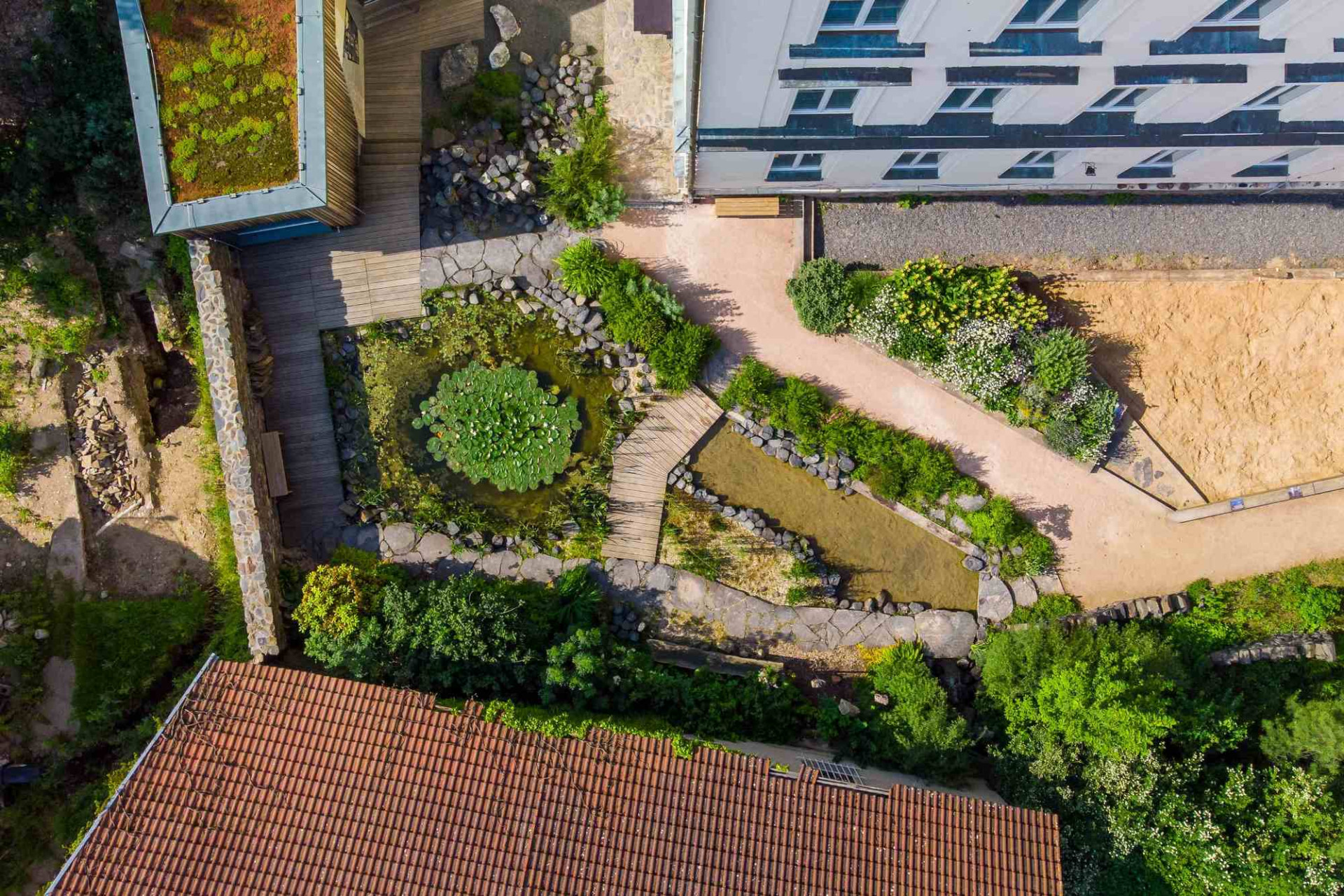 Geopark v Říčanech od studia zahradní architektury Architráva