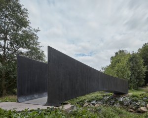 Lávka přes Dřetovický potok, Aoc architekti + Kloknerův ústav ČVUT v Praze (Ondřej Císler a Petr Tej)