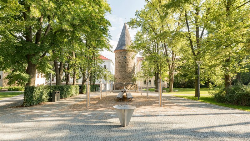 Revitalizace Vrchlického sadů v Klatovech, CHVOJKA / architekt,