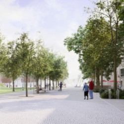 Úprava veřejného prostoru v okolí „Galerie cti“ U Koruny v Hradci Králové