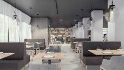 Na Výstavišti Letňany vyroste, spolu s administrativní budovou, největší hotel v Čechách sestavený z modulů od KOMA MODULAR. (Hotel na Výstavišti Letňany, NO LIMITS DESIGN, vizualizace)