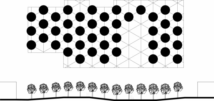 Revitalizace vnitřního prostoru nákupního střediska Centrum v Prešově, schéma, zerozero
