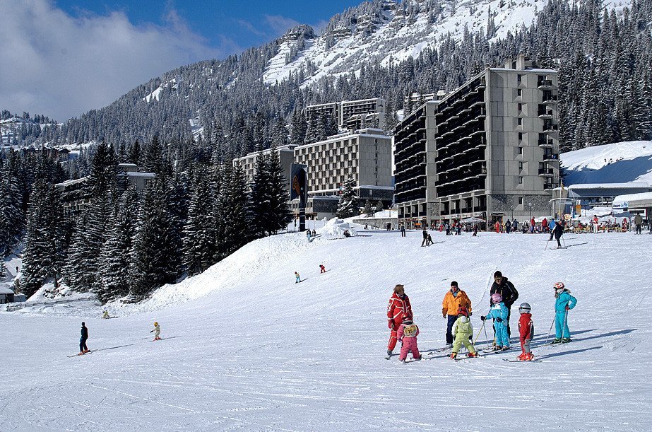 Brutalistní lyžařský rezort Flaine ve Francii, Marcel Breuer