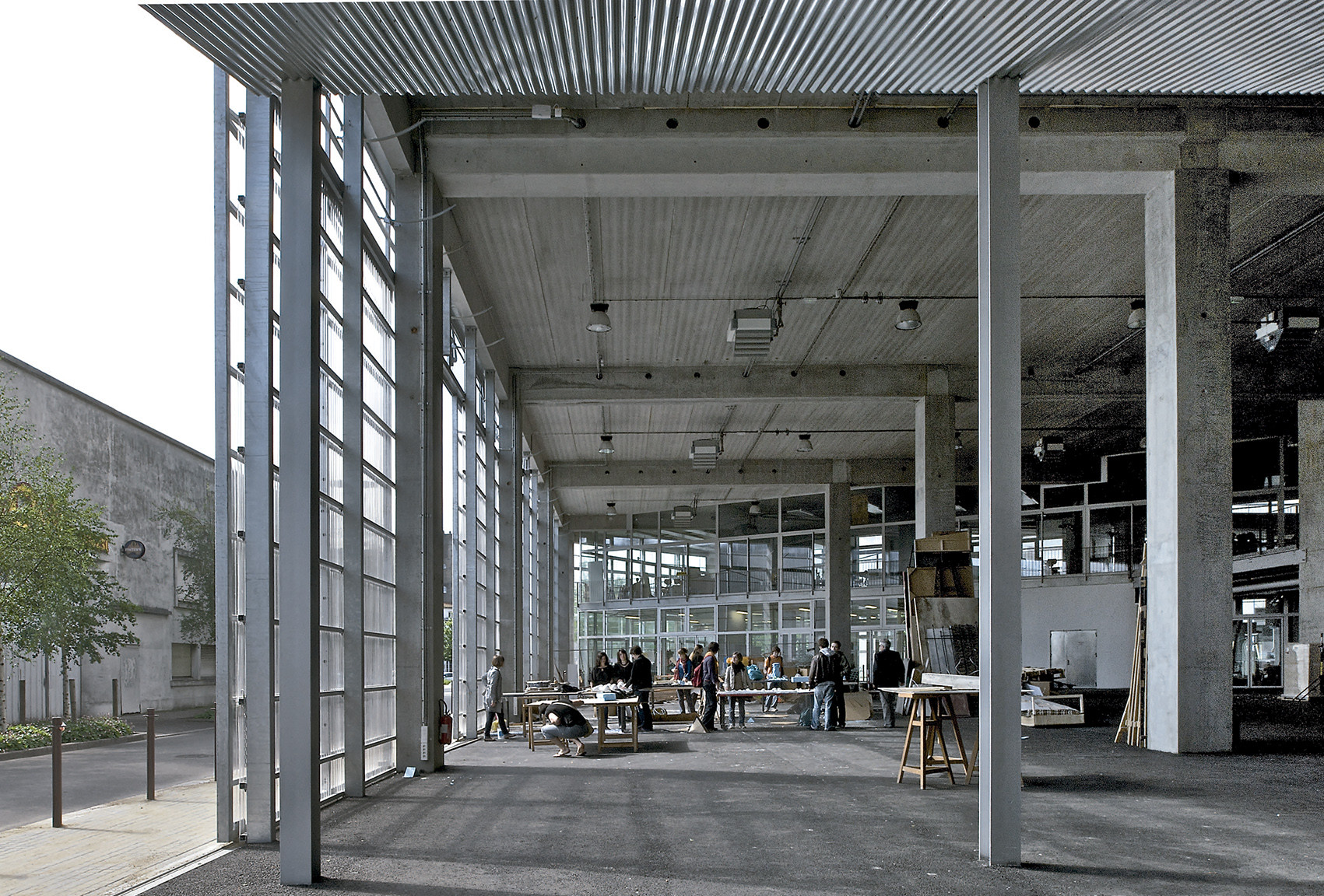 Projekt školy architektury v Nantes, Lacaton & Vassal, 2009