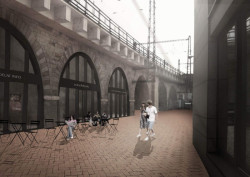 MOBA studio, Negrelliho viadukt, U Karlínského divadla, vizualizace – foto