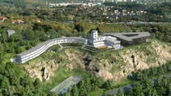 Vizualizace rekonstrukce stávajícího objektu Barrandovských teras a nových budov – foto