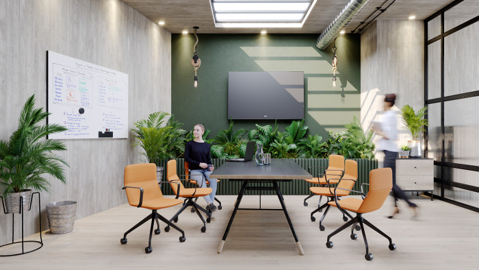 Designová konferenční židle Flexi Light od italského studia Orlandini Design.