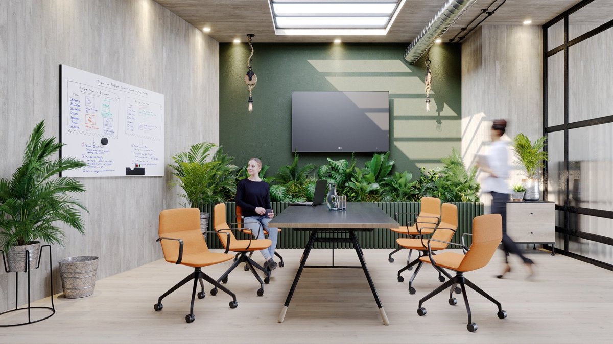 Designová konferenční židle Flexi Light od italského studia Orlandini Design.