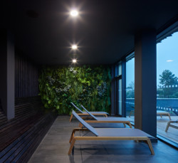 Aquavparku v Kyjově, SENAA architekti: Součástí je také wellness