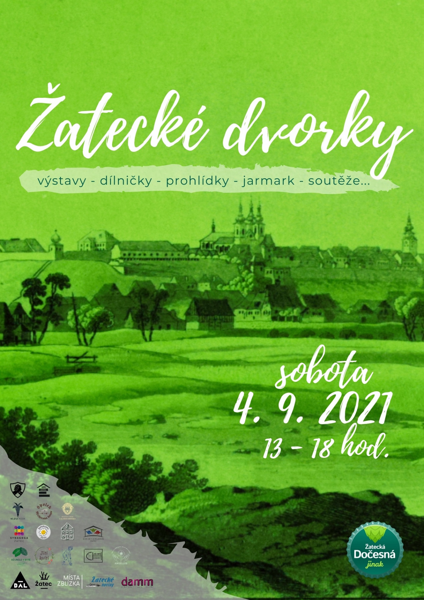 Žatecké dvorky, pozvánka, Zdroj: Spolek A dál?