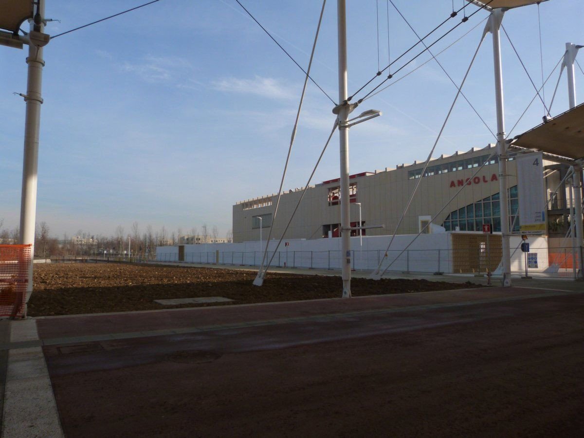 Česká republika jako první předala pozemek po EXPO 2015, foto pozemku po rozebrání pavilonu