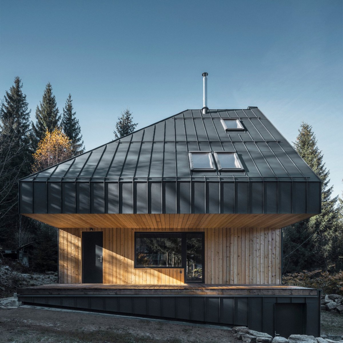 Chata Nové Hamry, NEW HOW architekti / David Zámečník © Petr Polák