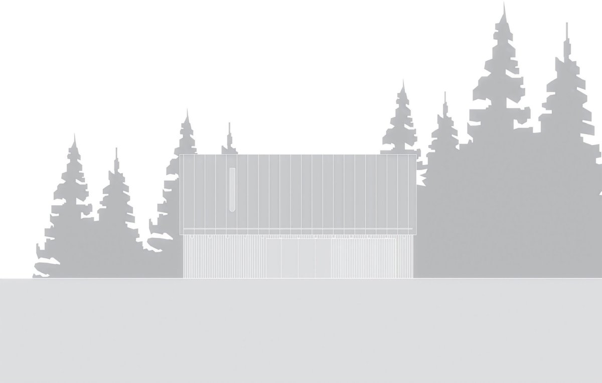 Pohled západní (Chalupa Na Kukačkách; edit! architects)