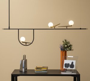 Designová závěsná svítidla Artemide Yanzi - zdroj: Interiors manufacture & design