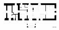 Rekonstrukce statku v jižních Čechách, navržený půdorys, Mooza architecture