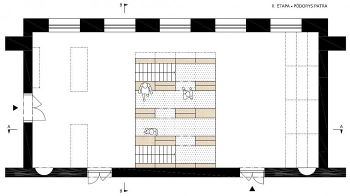 Knihovna pro gymnázium Třeboň, Ateliér 111 architekti