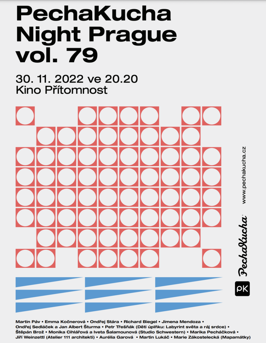 Ve středu 30. listopadu v kině Přítomnost se koná poslední PechaKucha Night Prague