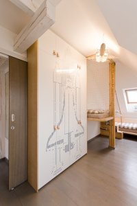 Dětský pokoj v leteckém stylu, Archonaut, Foto