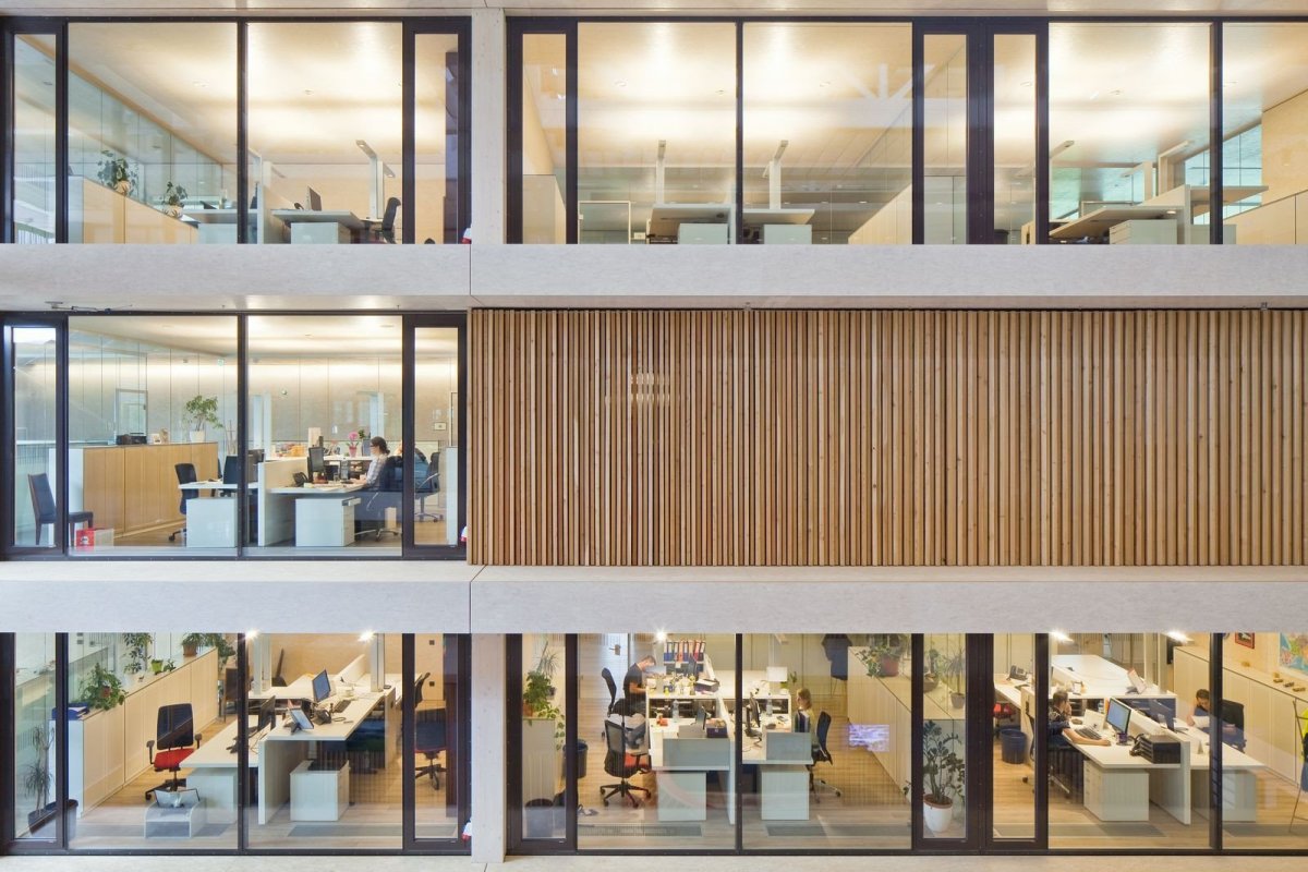 Architekturwerkstatt, sídlo firmy Egger, foto